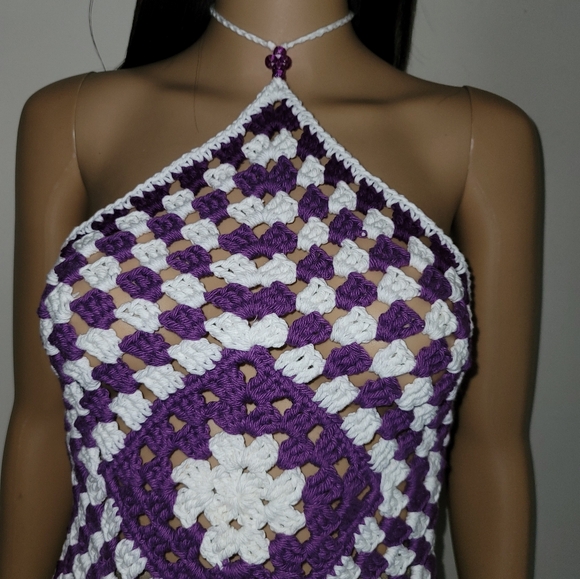 Crochet halter top - Picture 5 of 10
